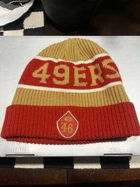 Vintage Idegy San Francisco 49ers '46 Cuffed Knit Beanie